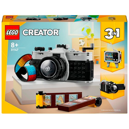 LEGO Creator 31147, Cámara Retro Juguete 3en1 +8 Años
