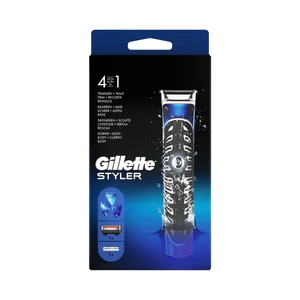 GILLETTE Maquina de afeitar 4 en 1 (recorta, afeita, perfila y depilación corporal) GILLETTE Styler.