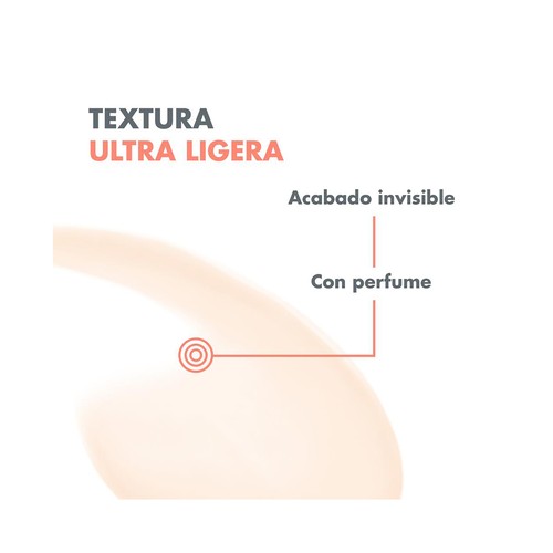 THERMALE AVÉNE Fluido solar facial con FPS 50+ (muy alta), para pieles normales, mixtas y sensibles 50 ml.