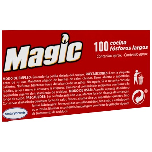 MAGIC Cerillas largas MAGIC pack 3 uds.