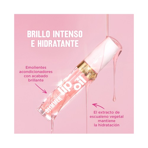 REVLON Super lustrous glimmer tono 005 Vio-lit Aceite labial con efecto hidratante.