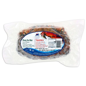 Buey de mar cocido y congelado pieza de 400 a 600 g (peso aproximado).