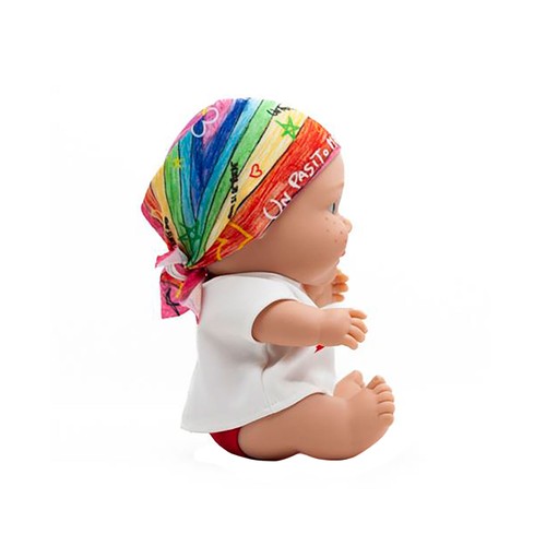Muñeco bebé solidario Baby Pelon Manuel Carrasco, JUEGATERAPIA