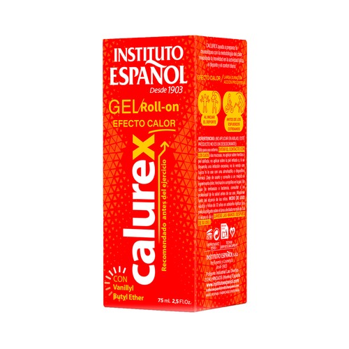 INSTITUTO ESPAÑOL Friox Crema de masaje textura gel, efecto calor, en roll on 75 ml. 