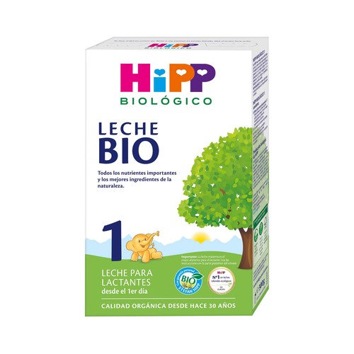 HIPP Biológico Leche ecológica (1) para recién nacido, desde el primer día 300 g.