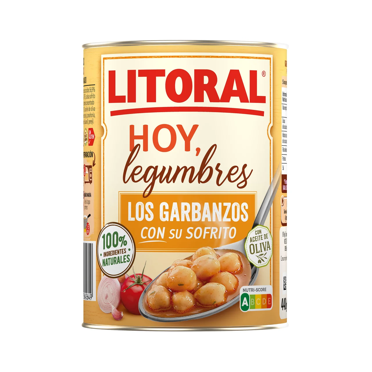 Garbanzos cocinados al estilo de la abuela 440 g.
