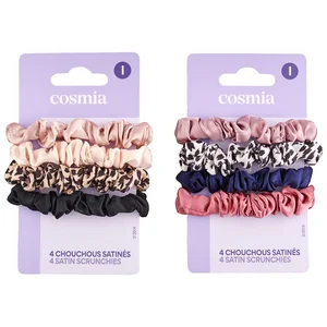 COMIA Coleteros de colores satinados 4 uds.