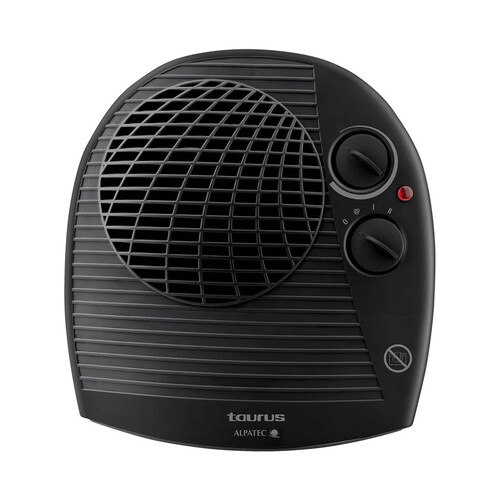 Calefactor eléctrico TAURUS TFH-3001, potencia max: 2000W, 2 niveles de calor, función ventilación, termostato.