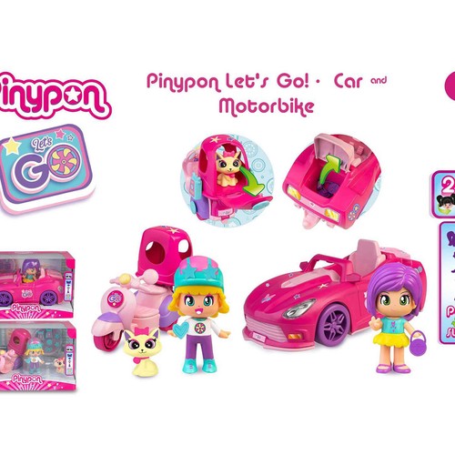 PINYPON Let"S Go! Surtido Coche & Moto