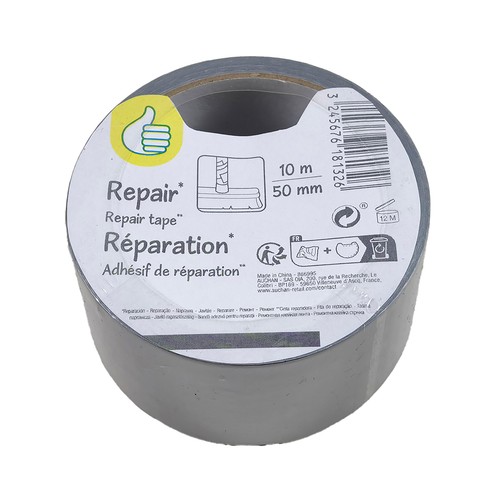 Cinta de reparación americana, 10m x 50mm.