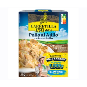 Imagen de CARRETILLA Pollo al ajillo con patatas 250 g