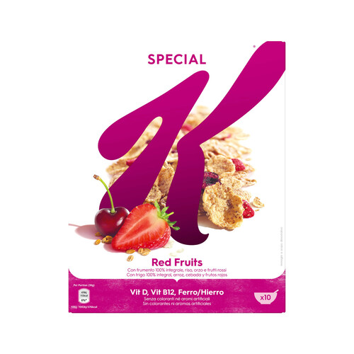 KELLOGG'S Cereales con frutos rojos KELLOGG'S SPECIAL K 300 g.