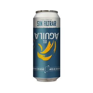 EL ÁGUILA Cerveza Sin Filtrar lata de 50 cl.