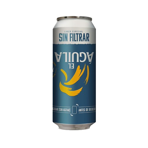 Cerveza ELÁguila Sin Filtrar lata de 50 cl.