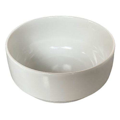 Ensaladera de porcelana blanca, ALCAMPO.