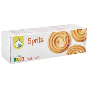 PRODUCTO ECONÓMICO ALCAMPO Galletas sprits 400 g.