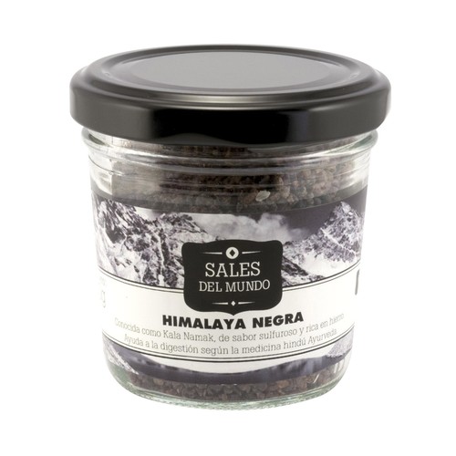 FOSSIL RIVER Sal negra del Himalaya en pétalos 120 g.