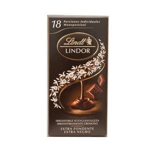 Chocolate lindor 60 % cacao 100 g.
