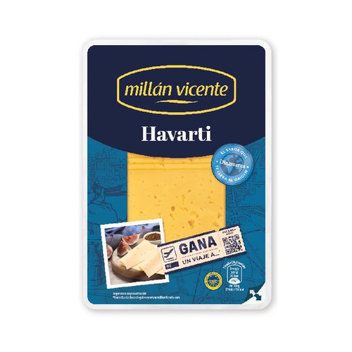 HAVARTI Queso en lonchas Millán Vicente 240 g.