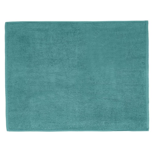 Alfombra rizo de baño 700g/m², Color verde 50x70cm ACTUEL.