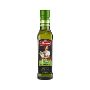 LA ESPAÑOLA Aceite de oliva virgen extra a la albahaca botella de 250 ml.
