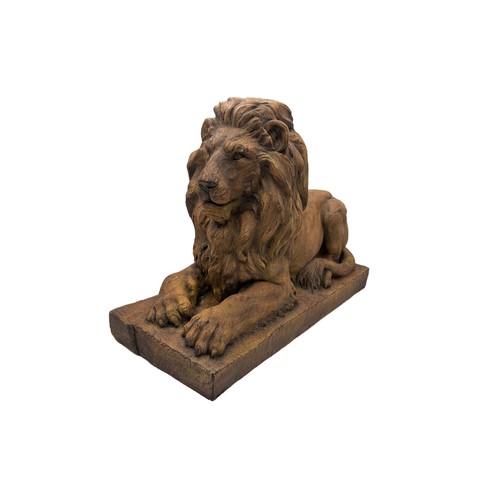 Figura de león de 52x22x37 cm, GARDENSTAR.