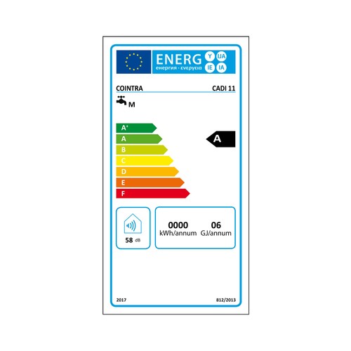 Calentador gas butano COINTRA CADI 11 b de 11 Litros. Atmosférico