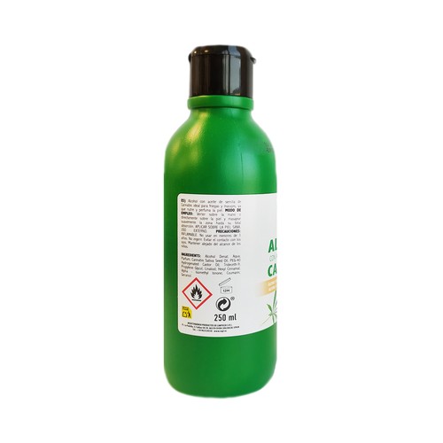 MPL Alcohol con aceite de semillas de Cannabis 250 ml.