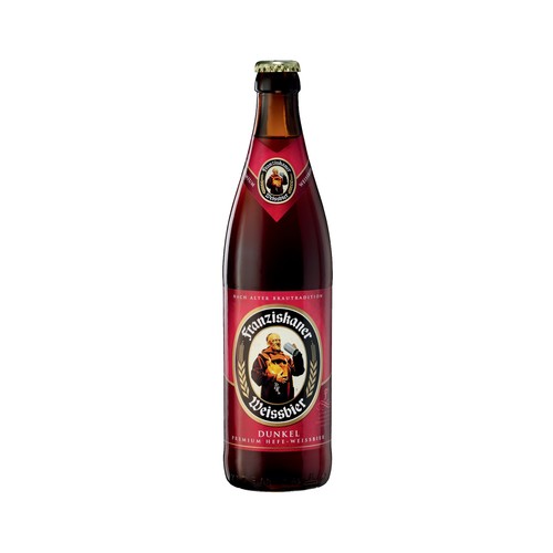 Cerveza Alemana de trigo FRANZISKANER DUNKEL 50 cl.
