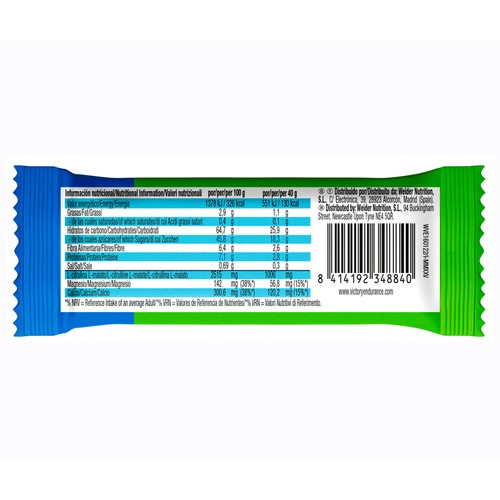 WEIDER Barrita energy fruit manzana 40 g.