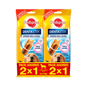 Imagen de PEDIGREE Snack dental para perros grandes 270 g.