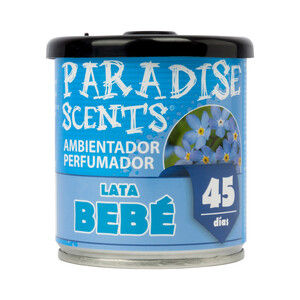 Ambientador coche en gel con aroma bebé, PARADISE SCENTS.