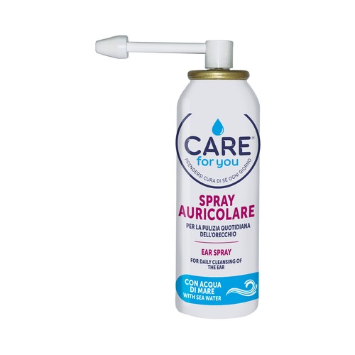 CARE FOR YOU Spray de uso regular, con agua de mar, para la higiene del oido CARE FOR YOU 125 ml.