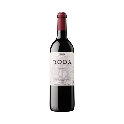 RODA  Vino tinto reserva con D.O. Rioja RODA botella de 75 cl.