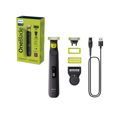 Afeitadora PHILIPS One Blade Pro QP6542/15 (Autonomía 90 min - Recargable).