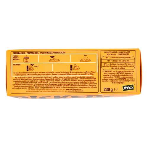 McCAIN Pickers Bocados crujientes con corazón de queso cheddar 230 g.