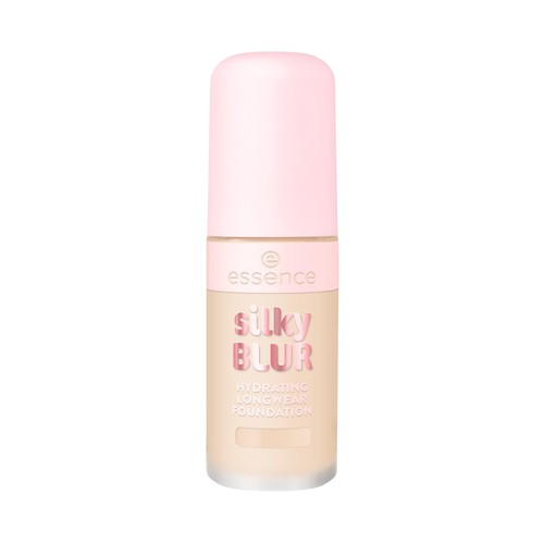 ESSENCE Silky blur tono 100 Base de maquillaje de larga duración, acabado mate.