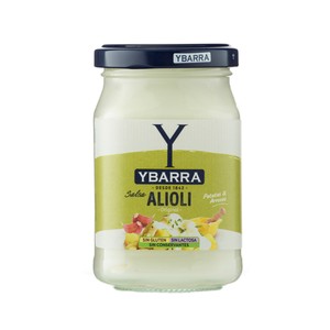 Imagen de YBARRA Salsa alioli, sin conservantes ni colorantes 225 ml
