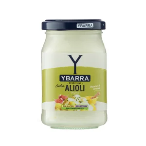YBARRA Salsa alioli, sin conservantes ni colorantes 225 ml