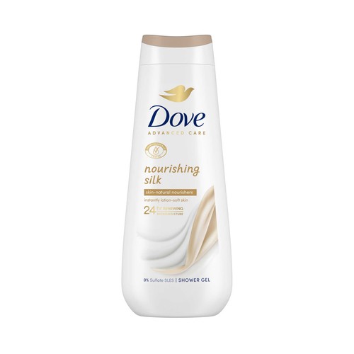 DOVE Advanced care Gel nutritivo para ducha o baño con hidratantes vegetales 600 ml.