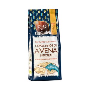 DIAT RADISSON Copos finos de avena integral, sin gluten 300 g.