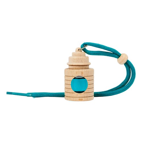 PARADISE SCENTS Ambientador para Coche con perfumador de madera para colgar con olor a vainilla.