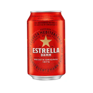 ESTRELLA DAMM Cerveza lata de 33 cl.