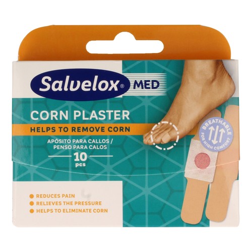 SALVELOX Apositos para la eliminación y reducción de dolor de callos SALVELOX 10 uds.