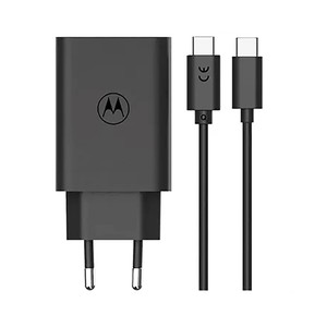 Imagen de Cargador USB + cable USB tipo-C MOTOROLA Turbopower, 68W, longitud 1m
