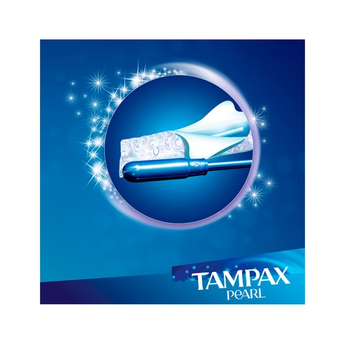 TAMPAX Tampones ligeros con aplicador TAMPAX Pearl 18 uds.