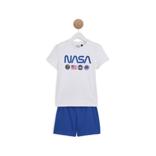 Pijama corto para niño NASA, talla 3.