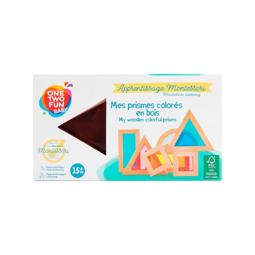 Primas apilables de colores Montessori, ONE TWO FUN ALCAMPO.