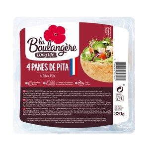 Panes pita Pack 4 uds. 320 g.