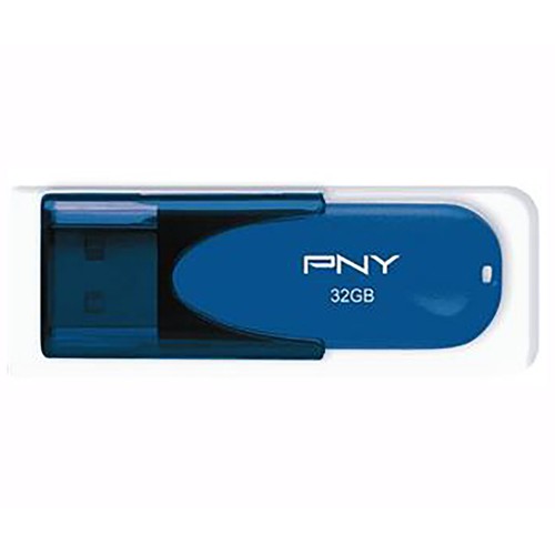 Memoria usb 32GB PNY, color azul, conexión 2.0.